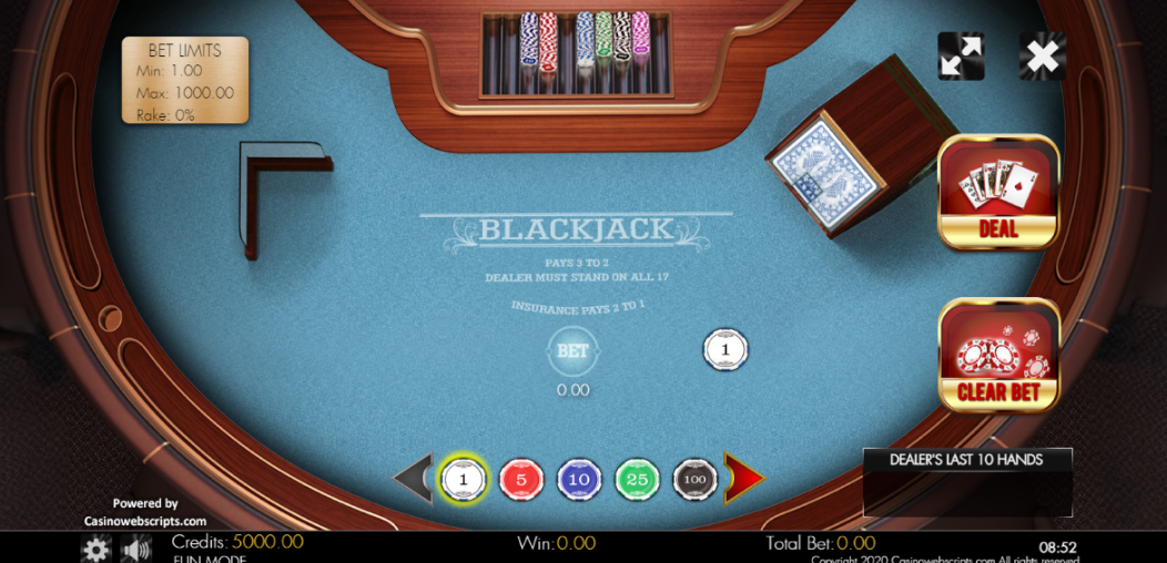Blackjack Класически